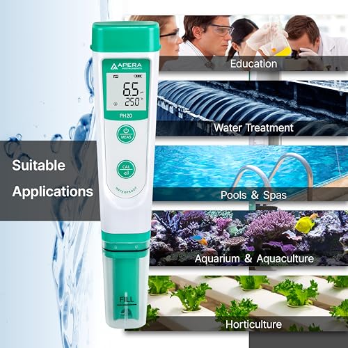 Apera Instruments AI209 PH20 Waterproof pH Tester Kit - Regular