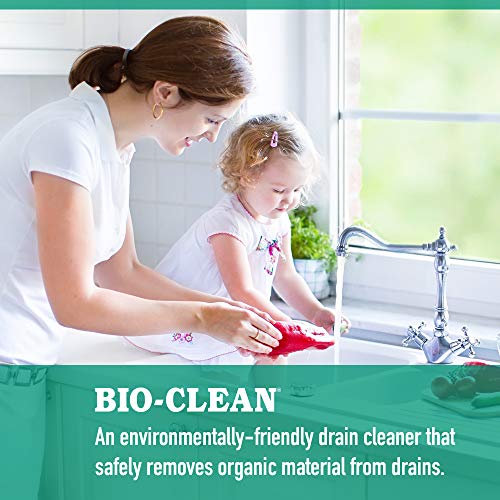 Bio-Clean Drain & Septic Treatment Can 2 Pounds - Natural Enzymes & Microbes for Plumbing & Grease Traps