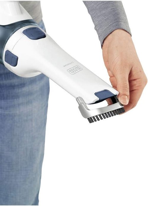 BLACK+DECKER Cordless Lithium Hand Vacuum - Powerful Dustbuster in Ink Blue, Compact & Lightweight