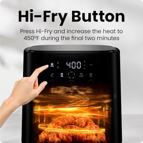 Chefman 4 Quart Compact Air Fryer No Window - Crispy & Healthy Cooking