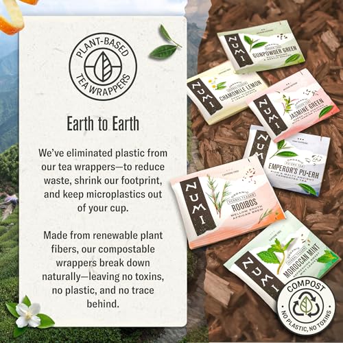 Organic Jasmine Green Tea Bags - Fair Trade, USDA Organic, 100 Count