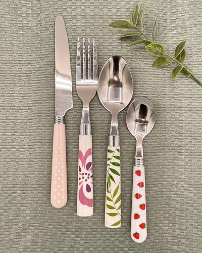 Eclectic Mosaic Flatware Set of 16 - Service for 4 - Gypsy Color