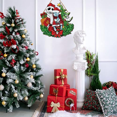 Christmas Decorations Hanging Sign Wooden Door Sign New Year Winter Xmas Decor Christmas Decorations for Home Party