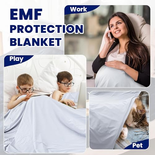 Preboun EMF Protection Blanket for Pregnant Women and Babies 86.6x86.6 Inches