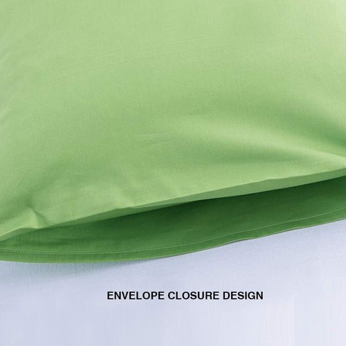 FLXXIE Pillow Cases - Soft Microfiber Standard Size Covers | Wrinkle & Stain Resistant, 2-Piece Set, Sage Green 20x26