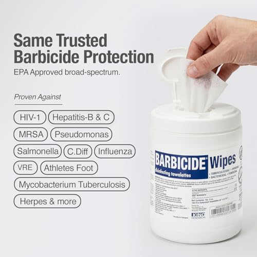 Professional Disinfecting Wipes 2-Pack - Hospital-Grade Surface Cleaner, 160 Count Each
