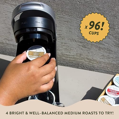 Angelino's Coffee Medium Roast Variety Pack - 96 Single-Serve Coffee Pods for Keurig