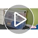 Sterilite Ultra Latch Storage Box 18 Quart - 12 Pack, Clear, Secure Lids