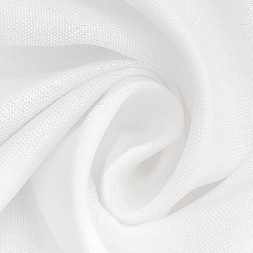 FINDYOU 6 Pack White Table Cloth Rectangle Table 60 x 102 Inch Tablecloths for 6 Foot Rectangle Tables. Stain and Winkle Resistant Polyester Washable White TableCloths for Parties Wedding Dining