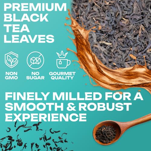Black Orange Pekoe Iced Tea Bags - 1 Gallon Filterpacks (48 Count) for Cold Brew & Home Use