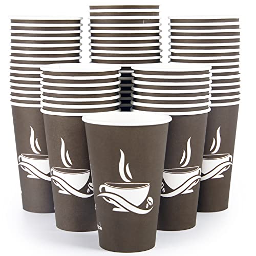 LITOPAK 210 Pack 16 oz Disposable Paper Coffee Cups - Hot & Cold Drinkware