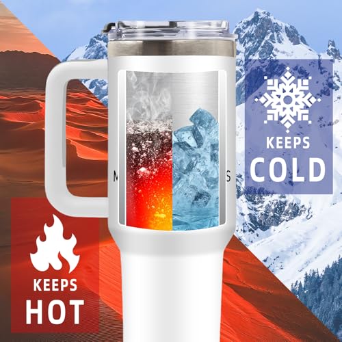 DUUV Work Forecast Sarcastic 40oz Insulated Tumbler - Funny Gift for Men