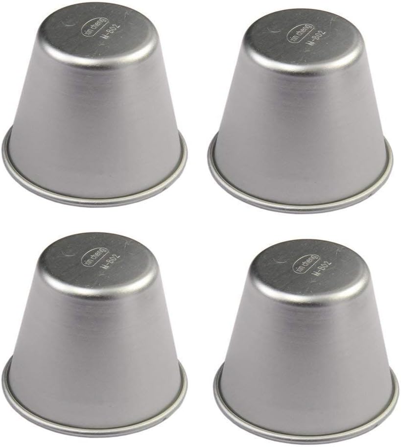 Set of 6 Nonstick Tumblers by [Brand Name] - Perfect for Chocolate Molten Cakes, Pudding, and Soufflés | 3-Inch Ramekins