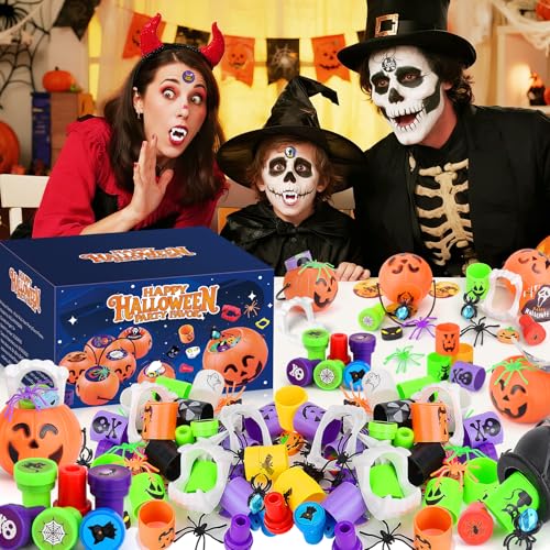 Halloween Party Favors Mini Pumpkin Buckets Set - Orange Color, 288 Pieces