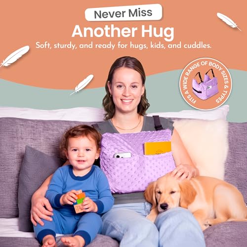 Purple Post Mastectomy Recovery Pillow Set with Gel Pack & Accessories
