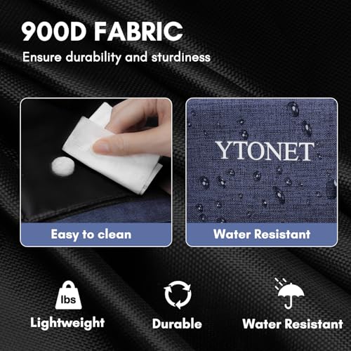 Ytonet Large Wearable Cleaning Caddy Bag Blue – Spacious Organizer with Foldable Dividers