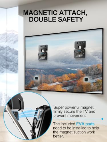Ultra Slim TV Wall Mount 14-80 Inch - Low Profile, Micro Gap 0.3" - Supports 100lbs - Variation of 14-80 Inch