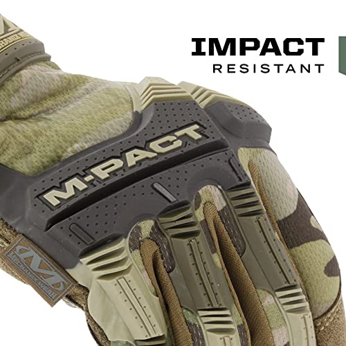 Mechanix Wear M-Pact Multicam Tactical Gloves Medium - Impact-Resistant Work & Combat Gloves