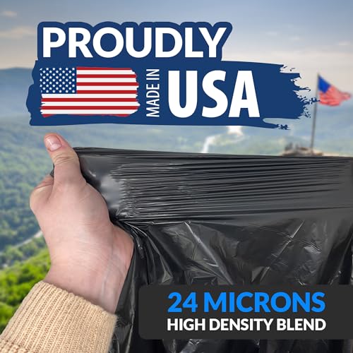 Heavy Duty Black Trash Bags with Twist Ties 30 Count 95 Gallon