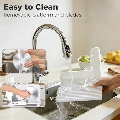 Foldable Meat Slicer 6.7” Stainless Steel Blade 150W Home Kitchen