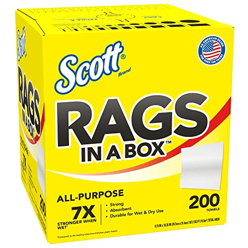 Scott Rags in a Box Towels - 200 Count Pack of 1