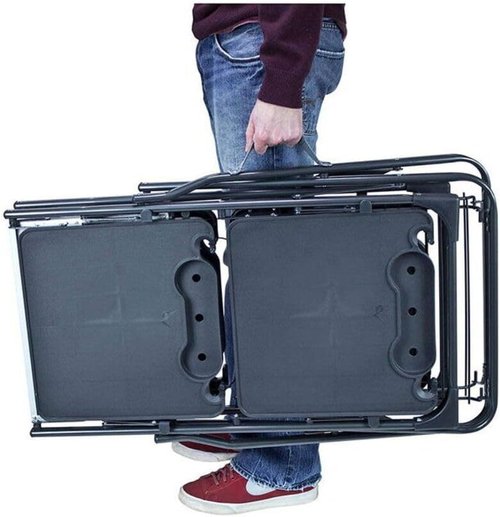 GCI Outdoor Slim-Fold Cook Station - Portable Folding Kitchen Table with Heat Resistant Top & Storage Rack for Camping