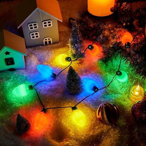 JOYIN 9-Bulb LED Light Up Christmas Necklace – 6 Modes, Variation 1