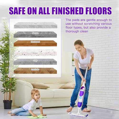 60 Count Disposable Power Mop Pad Refills for Swiffer PowerMop - Variation 60