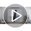 DUMOS Black 65x24 Inch Arched Full Length Floor Mirror with Stand