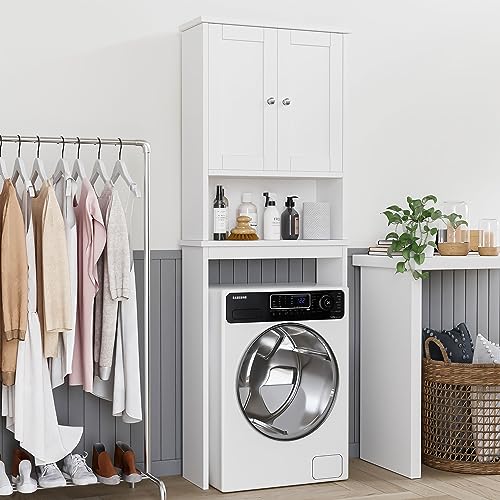Shintenchi Over the Toilet Storage Cabinet, Bathroom Shelf Organizer
