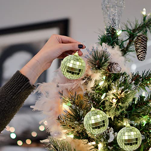 Yitexin Silver 3cm Disco Mirror Balls 30pcs Reflective Party Ornaments