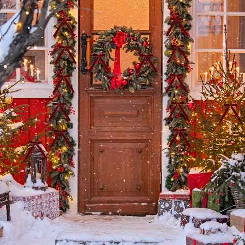 24 Pieces Mini Burgundy Red Velvet Bow 3.9 x 5.9 Inches Wedding Craft Bows Birthday Tree Ornaments Bow 4/5" Width Ribbon Tie Bows for Trees Gift Wrapping Decorations