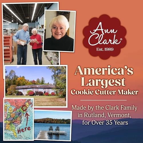 Ann Clark 4-inch Mitten Cookie Cutter - Made in USA, Holiday Baking Tool