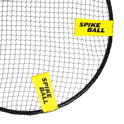 Spikeball 3 Ball Original Roundnet Game Set - Black/Yellow Includes Net & Carry Bag
