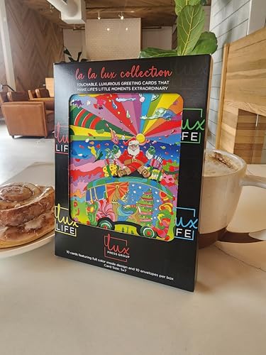 Lux Press Christmas Cards Premium Pack 10 - Raised UV, Full-Color Inside