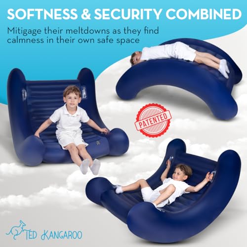 TED KANGAROO CloudBounce Ultra Kids Sensory Rocking Chair | Inflatable, Durable & Portable
