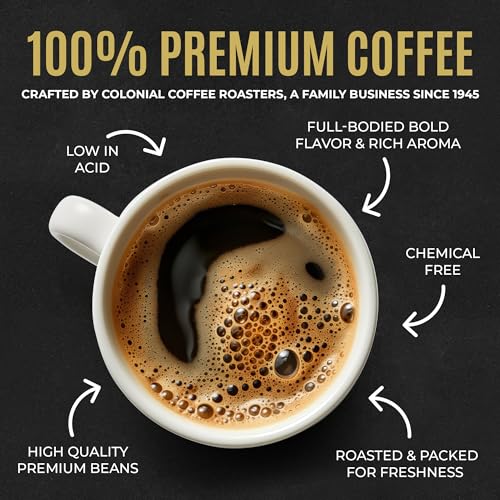 Colony Coffee Ground Frac Packs Colombian Medium Roast 2.5 Oz Pack of 32 - Ground Coffee