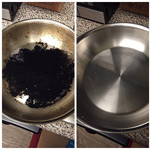 Multipurpose Stainless Steel Cleaner & Non Scratch Scrubbing Kit - Kitchen & Household Use
