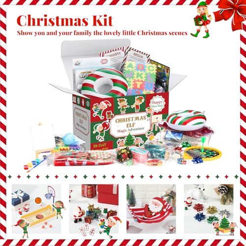 Hollowfly Elf Kit 24+4 Days Christmas Countdown - Stripe Variation