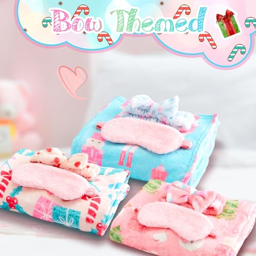 Fanfanwin Christmas in July Sleepover Party Set Pink Snowman - 18 Pcs Girls Gift