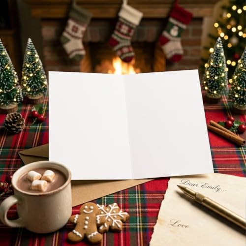 PTRUKD Christmas Card for Wonderful Friend MC-KM-421 – Blank Inside 5 x 7