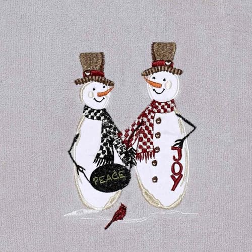 Avanti Country Friends 2-Pack Christmas Cotton Bath Towels, 27x50 Inches