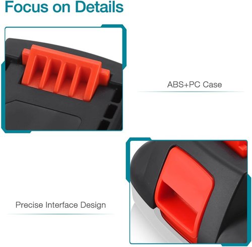 Black & Decker Replacement Battery | Upgraded 20V Max 4000mAh | Extended Run Time for Cordless Tools