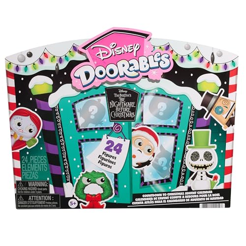 Disney Nightmare Before Christmas Advent Calendar with 24 Collectible Figurines