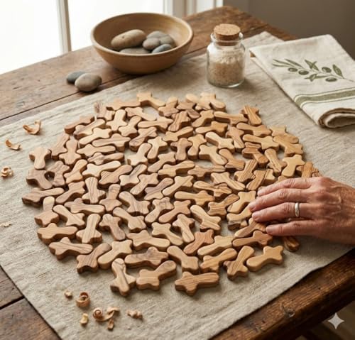 Olive Wood Crosses Bulk Set 2.5 Inch from Holy Land for Crafts Religious Gift