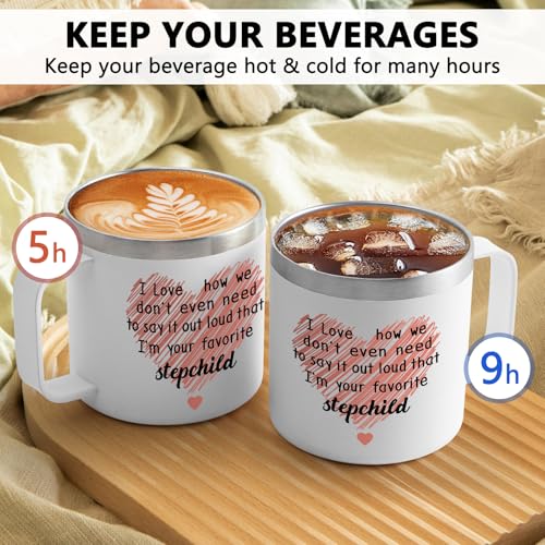 Gtmileo Stepmom Gifts, I'm Your Favorite Stepchild 14oz Insulated