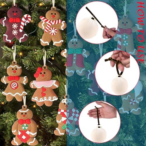 FOTN Beige Velvet Christmas Ornament Hooks - 50 Pack Hanging Ribbons & Hangers for Tree Decorations