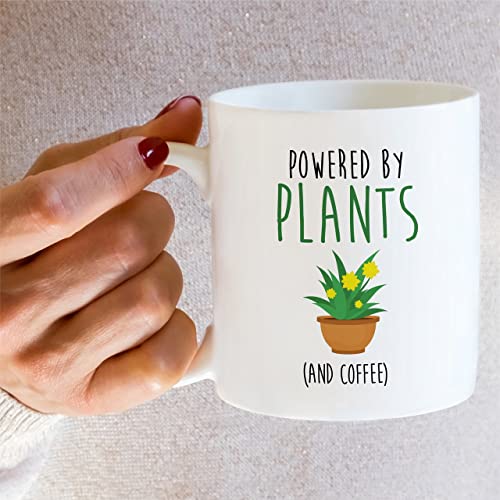 Retreez VGN007 White 11oz Ceramic Mugs – Powered By Plants Gift Box