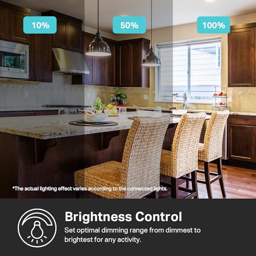 Smart Dimmer Switch - Single Pole, Alexa Compatible, 3 Pack, Neutral Wire Required