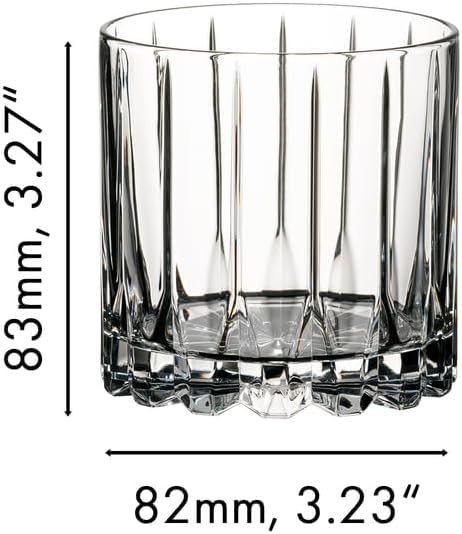 Riedel DSG Rocks Glass Set of 4, 10 oz Cocktail & Spirits Glassware
